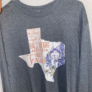long sleeve Houston Baptist